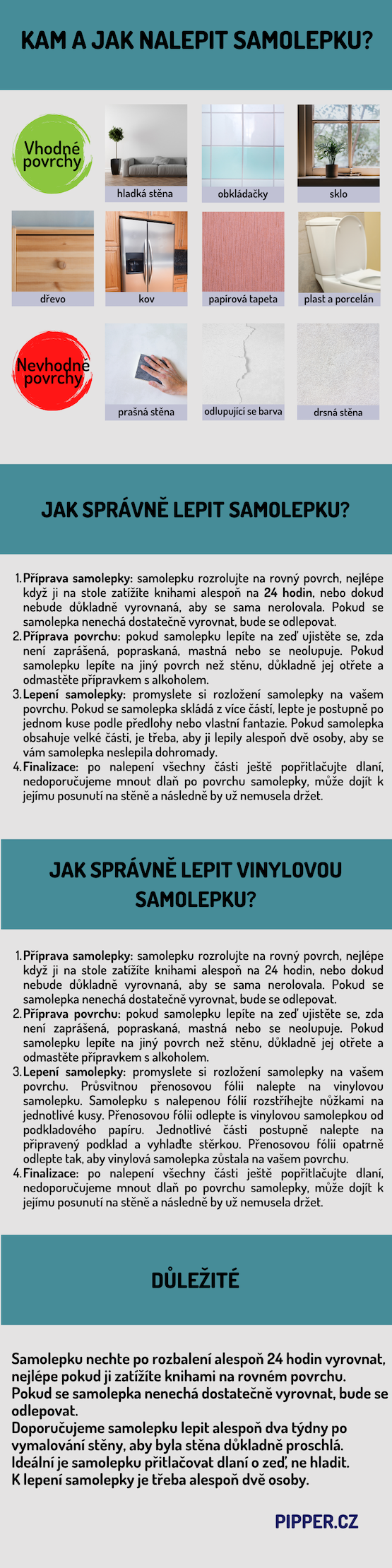 AA Návod - Kam a jak nalepit samolepku